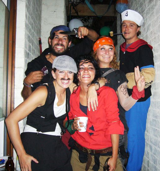 Posing mit Maria, Jana und Lars...