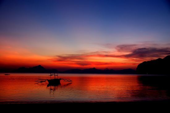 Sunset from our balcony. Abgefahren und jeden Tag genauso geil ausgesehen...