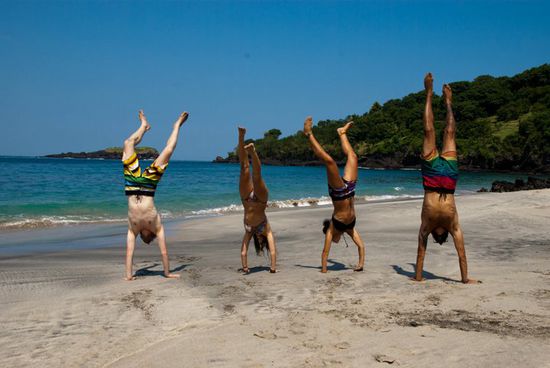 White Sand Beach again... diesmal mit uns vier Spacken