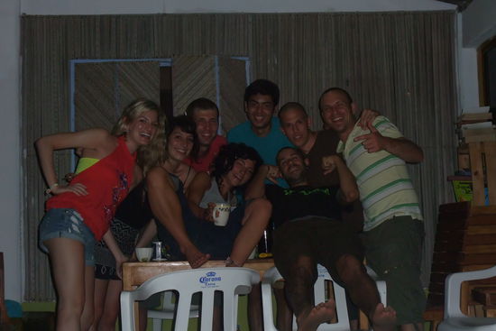 a bunch of people from all over the world