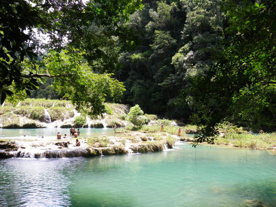 Naturpools in Semuk Champey/Guatemala