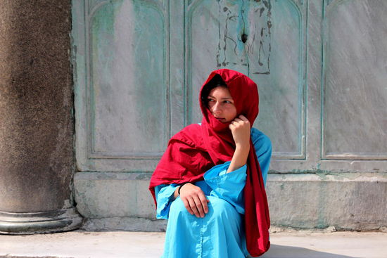 ready for the blue mosque...