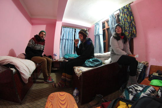 eines unserer arschkalten Zimmer