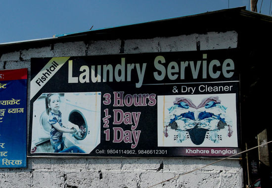 Bei Fishtail Laundry Service hilft jeder mit