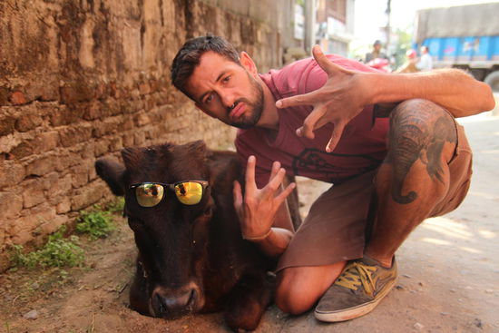 hanging out with the crew