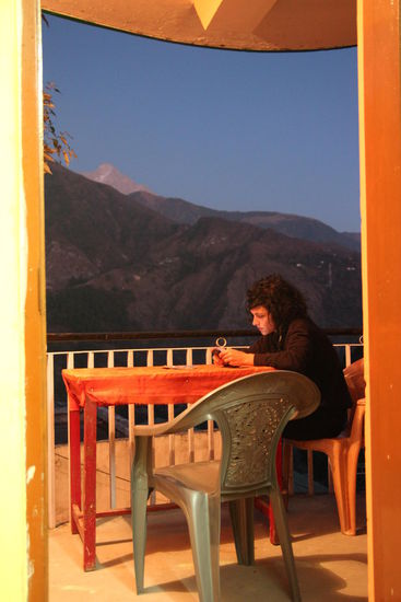 Ausblick aus unserem Zimmer