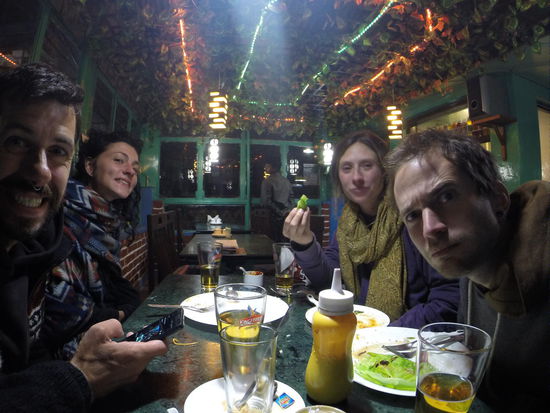 wir und unsere Klassenkameraden Jess und Claudio