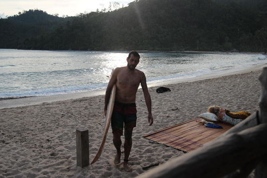 perfekte Welle vor der Huette