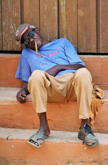 er hats glücklicherweise nicht mitbekommen