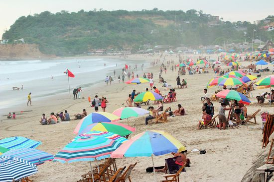 la playa de montanita