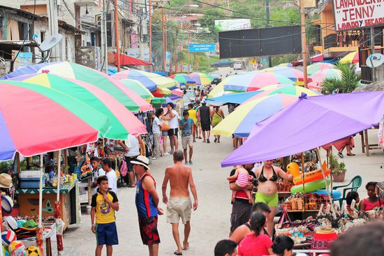 streets of montanita