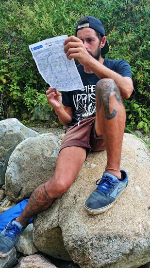 ziemlich am ende des treks, jedoch irgendwo abseits der eigentlichen route...