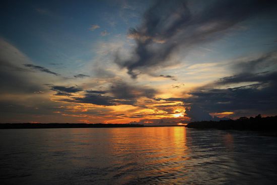 Jeden Abend hatten wir atemberaubende Sonnenuntergänge...