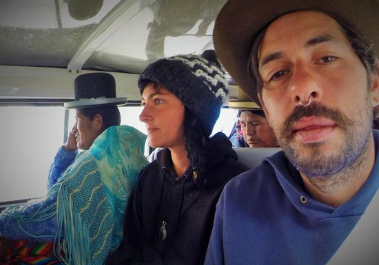 die rückfahrt nach la paz im bus voller cholitas