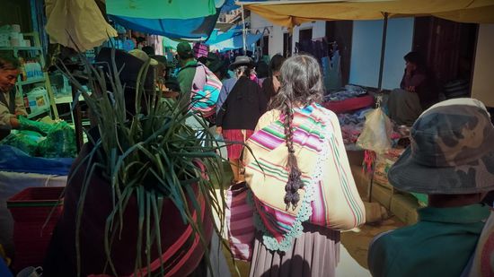 auf dem Markt in Tarabuco