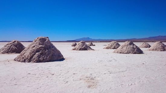 Der Anfang der Salzwüste