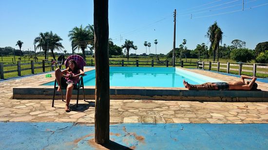 noch mal relaxen vor der abfahrt zurück in die zivilisation