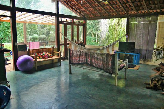 Ein Teil der geräumigen Wohnung von Bruna und Terry