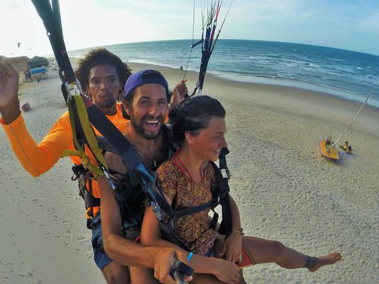 mit dem wir ne gute stunde später ebenfalls durch die Luft fliegen durften...