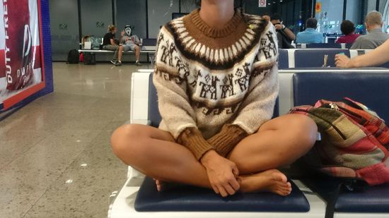 und hier schon am Flughafen. that`s it!