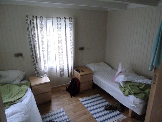 Schlafkammer. In dieser Größe gab es drei Stück im Haus.