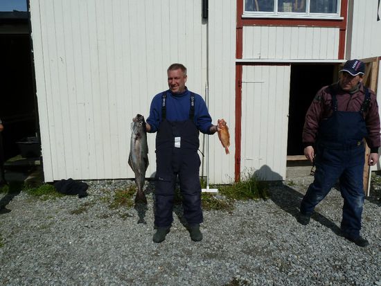 Der Captain oli, alias Rainer K. mit gutem Köhler und kleinem "Goldstück"