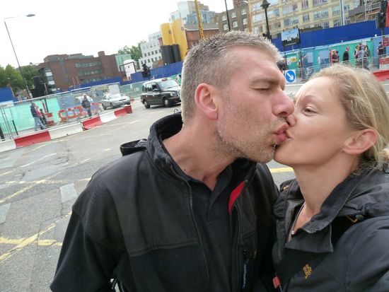 Knutschen an der Oxford Street