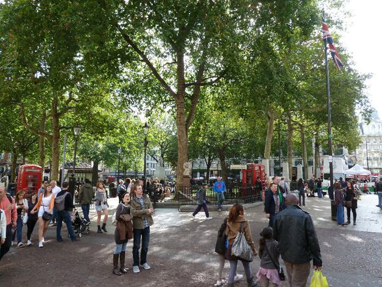 Leicester Square am Nachmittag