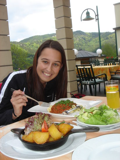 Kann sich keiner vorstellen wie gut des schmeckt nach so langer Gehzeit...