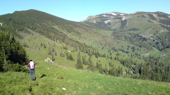 Aufstieg auf die hohe Veitsch