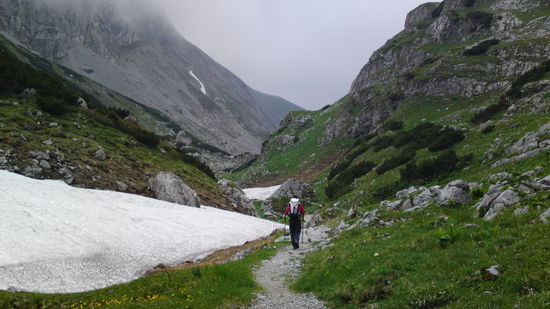 Auf dem Weg zum Graf-Meran-Steig