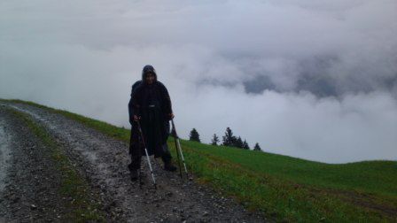 Nebel und Schüttregen...