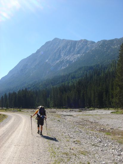 Auf dem Weg nach Leutasch