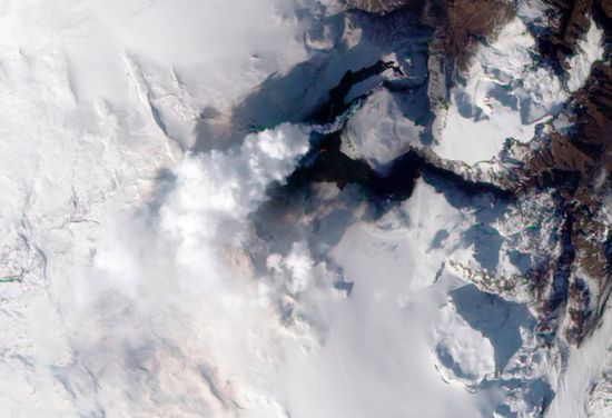 Eyjafjallajökull Vulkan auf Island