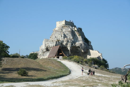 Blick auf die Burgruine