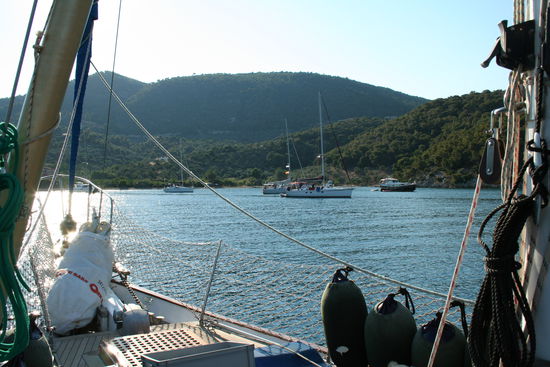 Mooringfeld in Epidavros