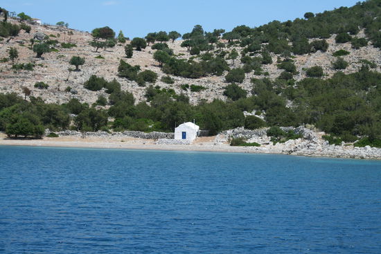 Die "Sanitäts" Kapelle von Dokos