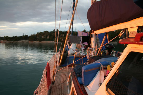 Die Anakoni im Abendlicht