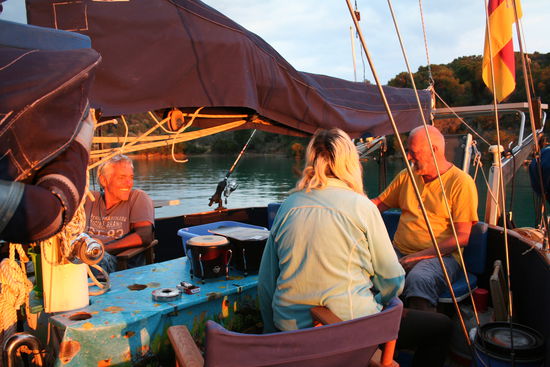 von links nach rechts: Andy, Gaby, mein Vater
