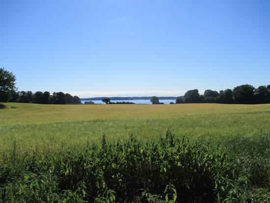 Noch ist man ein ganzes Stück von der Förde weg