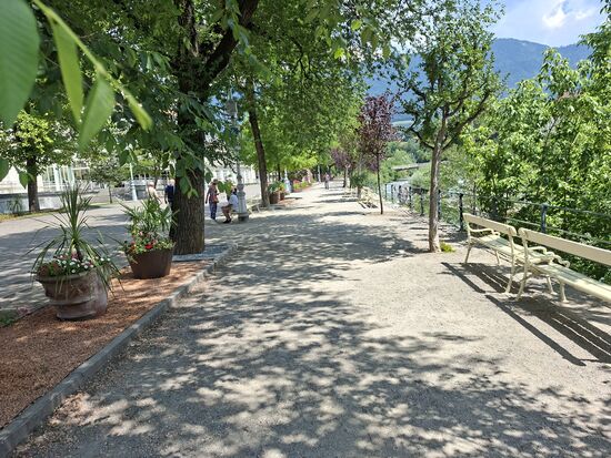 Uferpromenade von Meran