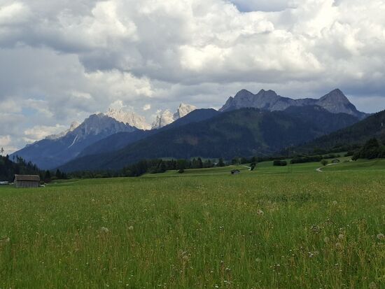 Die Dolomiten - sie kommen