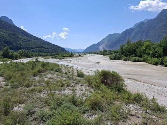 Das letzte Stück Fahrt durch die Berge
