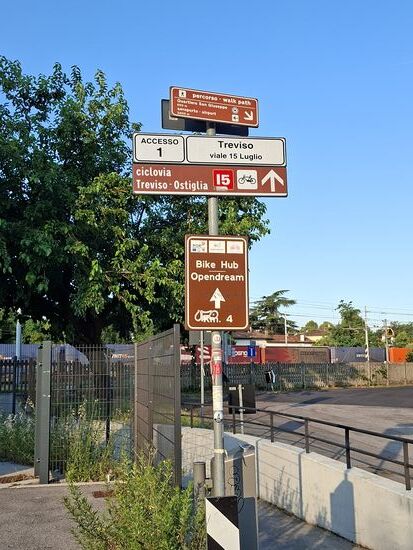 Der schöne Radweg von Treviso nach Ostiglia