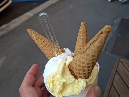 Ein großes Eis ist auch noch drin