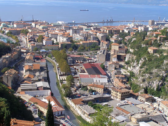 Rijeka von oben