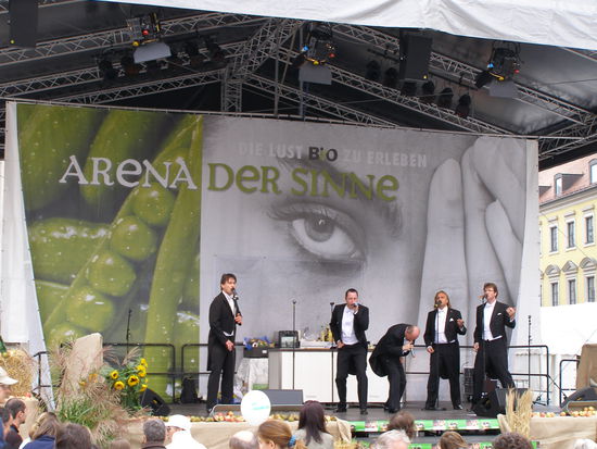 Eine A-Capella-Band hat gesungen