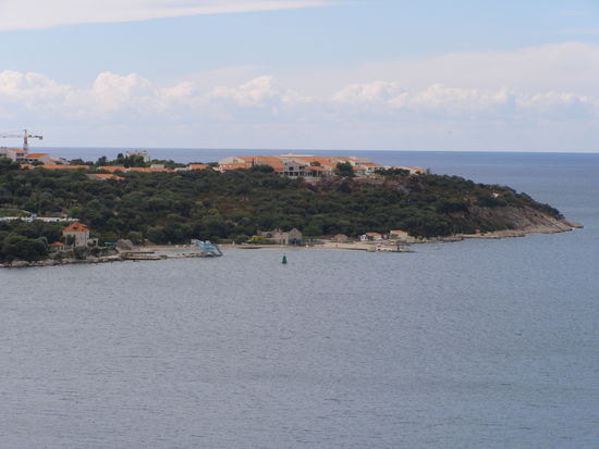 Dort irgendwo war ich schwimmen