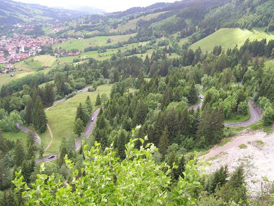 Blick vor der Abfahrt nach Bad Hindelang