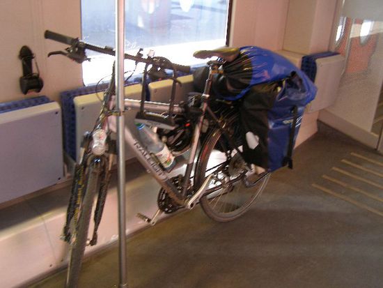 im Zug nach Tübingen